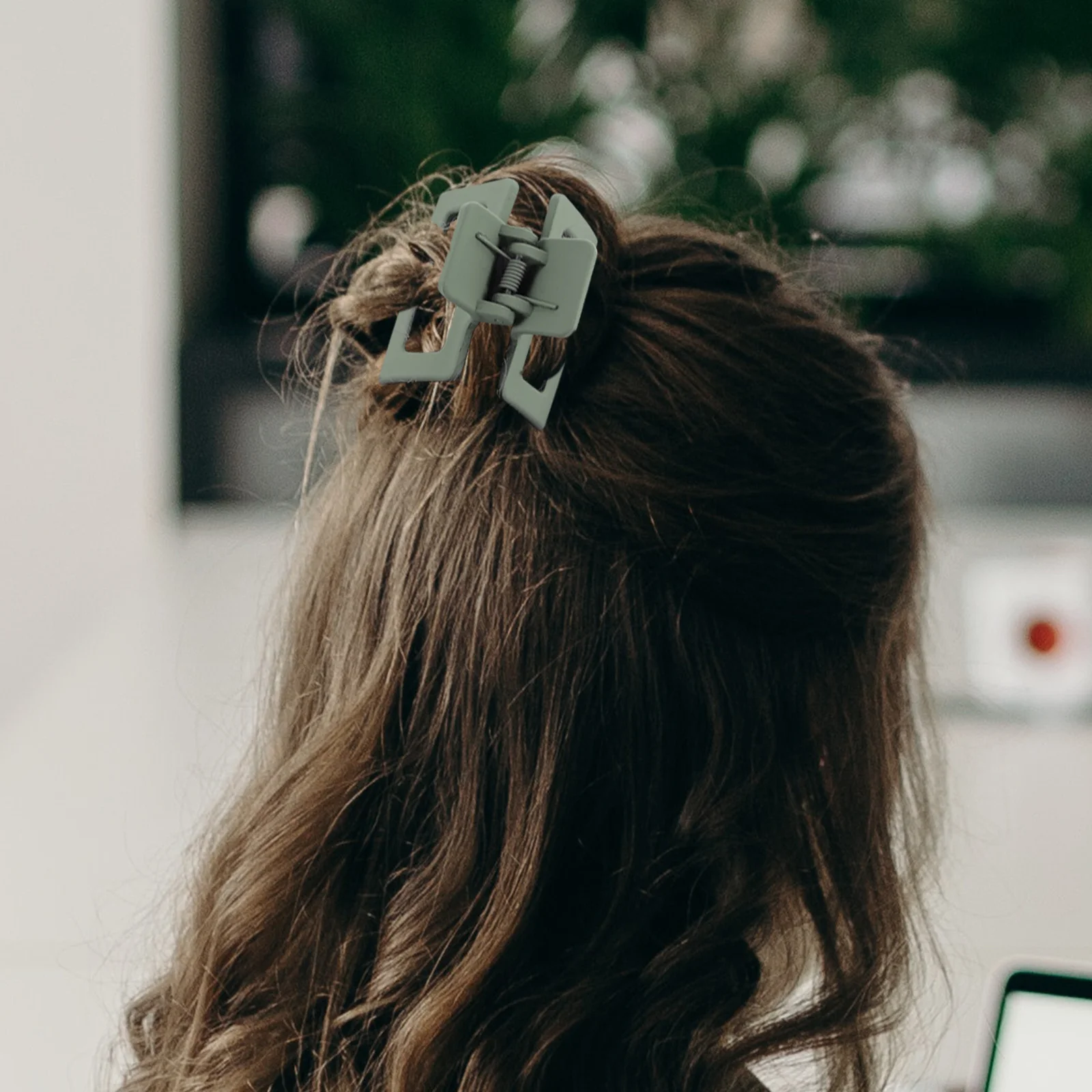 

4 шт., заколки с матовой отделкой, акриловая женская заколка для волос, заколка для ежедневного использования, заколка для душа, большой зажим для волос