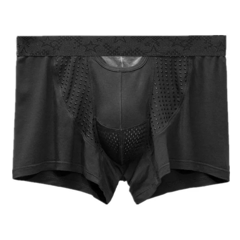 Men Boxer Shorts Modal Underwear Man Solid Panties Homme Ropa Breathable Middle Rise Magnetic Bullet Separation Pouch Underpants - Image 3