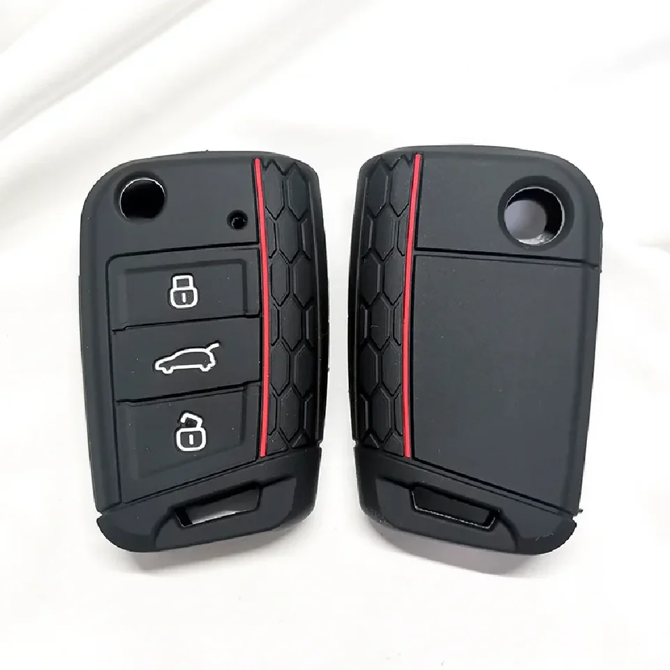 

For VW golf 7 GTI POLO T-Cross T-Roc touran Tiguan Skoda Octavia Rapid kodiaq Fabia Seat Ibiza leon Ateca Arona key case cover