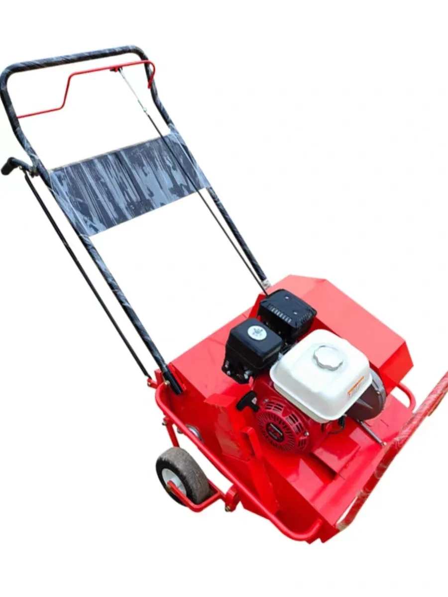 Gasoline Engine Hand Grass Punching Petrol Lawn Aeration Machine Garden Grass Aeration Park Air Gardening Machinery