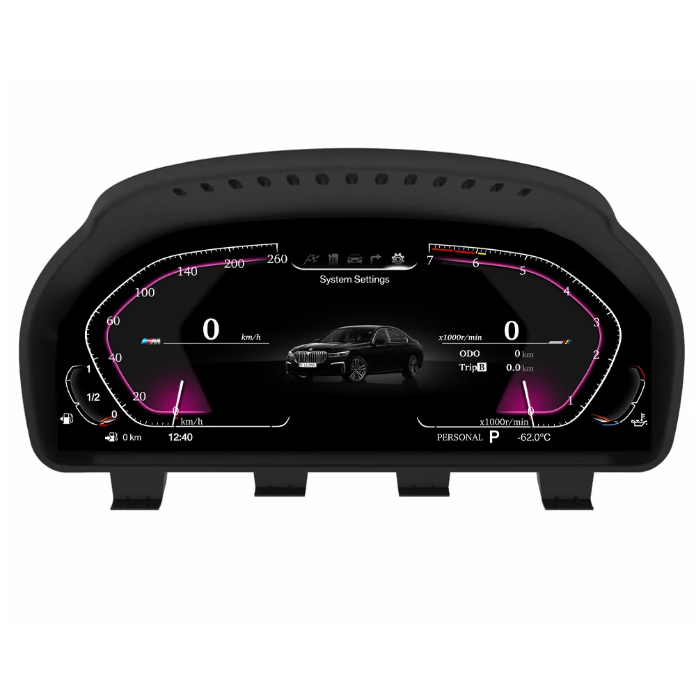 12.3\'\'Digital Cockpit Instrument Cluster For BMW F01 F02 F06 F07 F10 F11 F12 F15 F16 F25 F26 X3/X4/X5/X6 Dashboard Speedometer