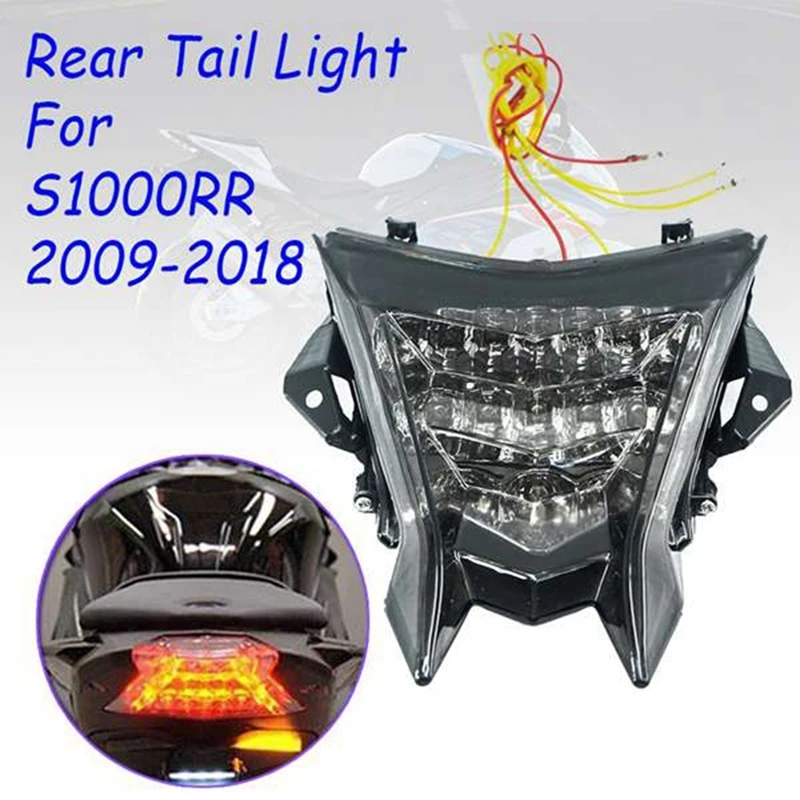 Motorcycle Rear Taillight Turn Brake Integrated Taillight LED Signal Taillight For BMW S1000RR HP4 S1000R 2010-2016 view 4