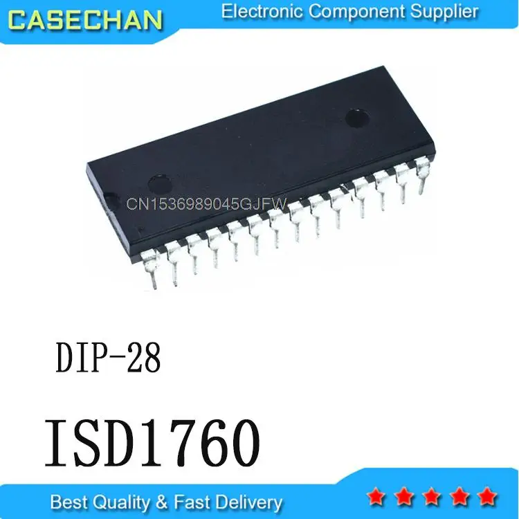 

10PCS/LOT New and Original ISD1760PY ISD1760P 1760PY 1760P DIP-28 ISD1760