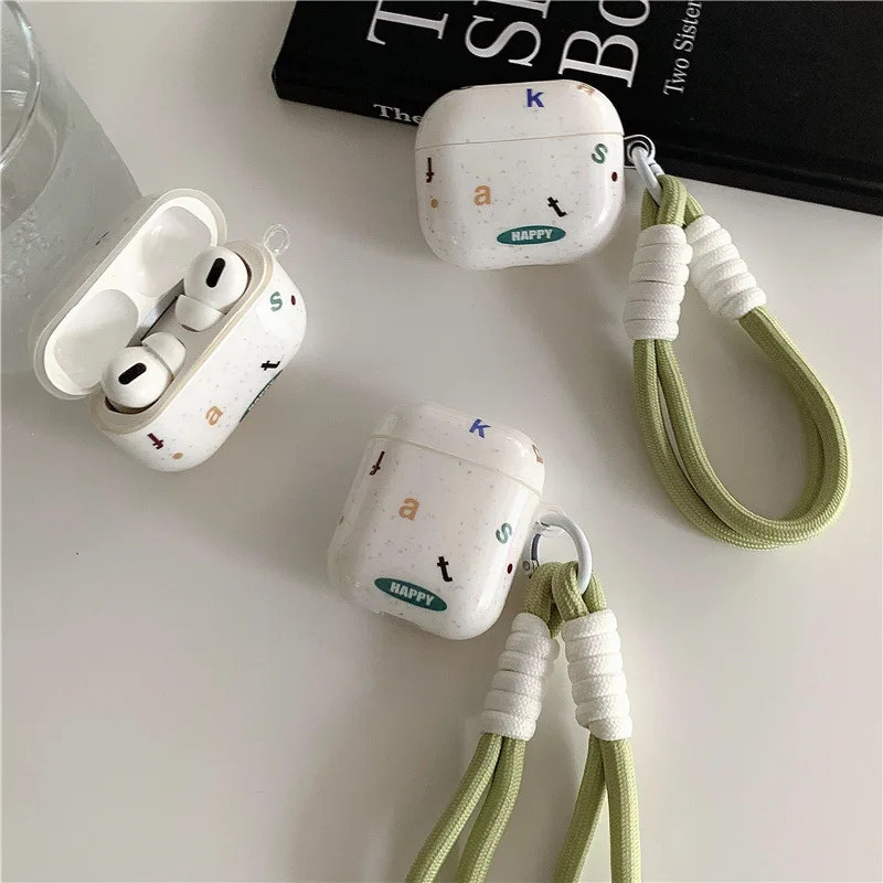 Ins Color English Letter Earphone Case for Apple Airpods Pro2 Case for Airpods 3 3rd Generation AirPod 2 1 Case