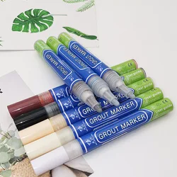 Waterproof Floor Tile Pen Wall Grout Restorer Gap Marker Grout Pen Wall Seam Repair For Floor Bathroom Kitchen Decontamination