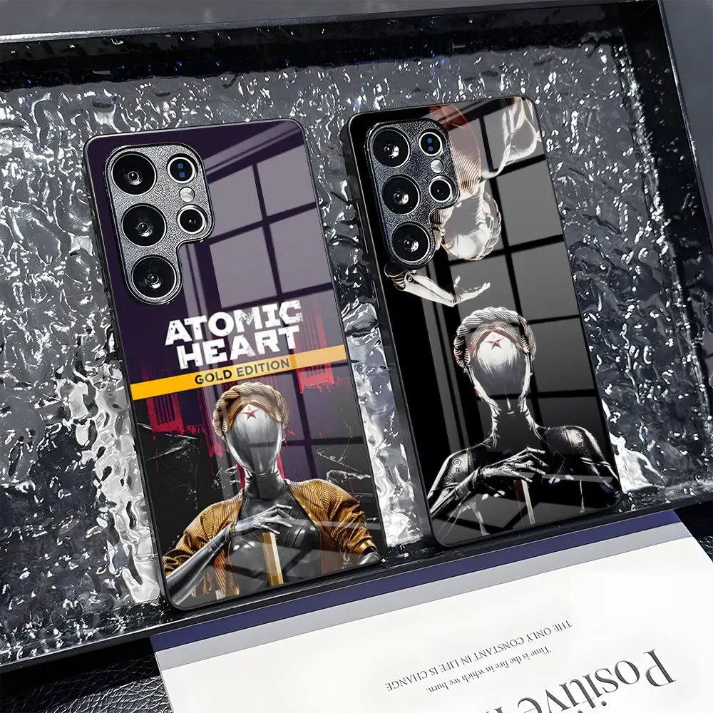 Atomic Heart Phone Case For Samsung S 25 26 24 23 22 21 Ultra 10 Plus A16 Pro Fe 20 Note 34 S30 Glass Shockproof