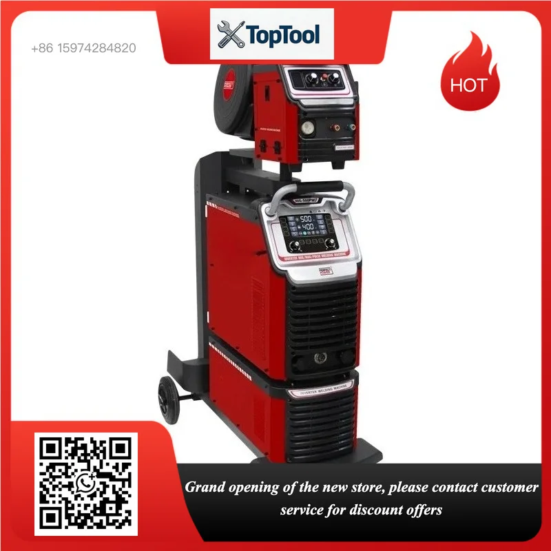 Industrial Double Pulsed 500amp Mig Mag Tig Welder 50mm Welding Steel Aluminium Welding Machine High Quality Welding Equipment
