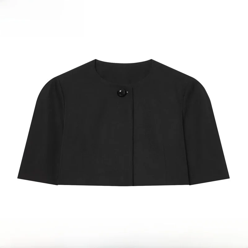 Spring Summer New Arrival Women's Short Style Versatile Suit Jacket ZR Trend 2907085 Polyester Fiber Short Sleeve