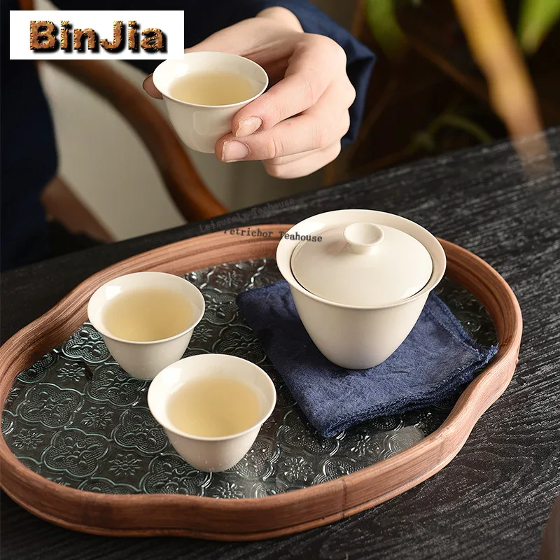 

Чайный набор Plant Ash: Полный комплект для чайной церемонии, бутик-набор для дома, чайник и чашки, принадлежности для чаепития, подарки ручной работы