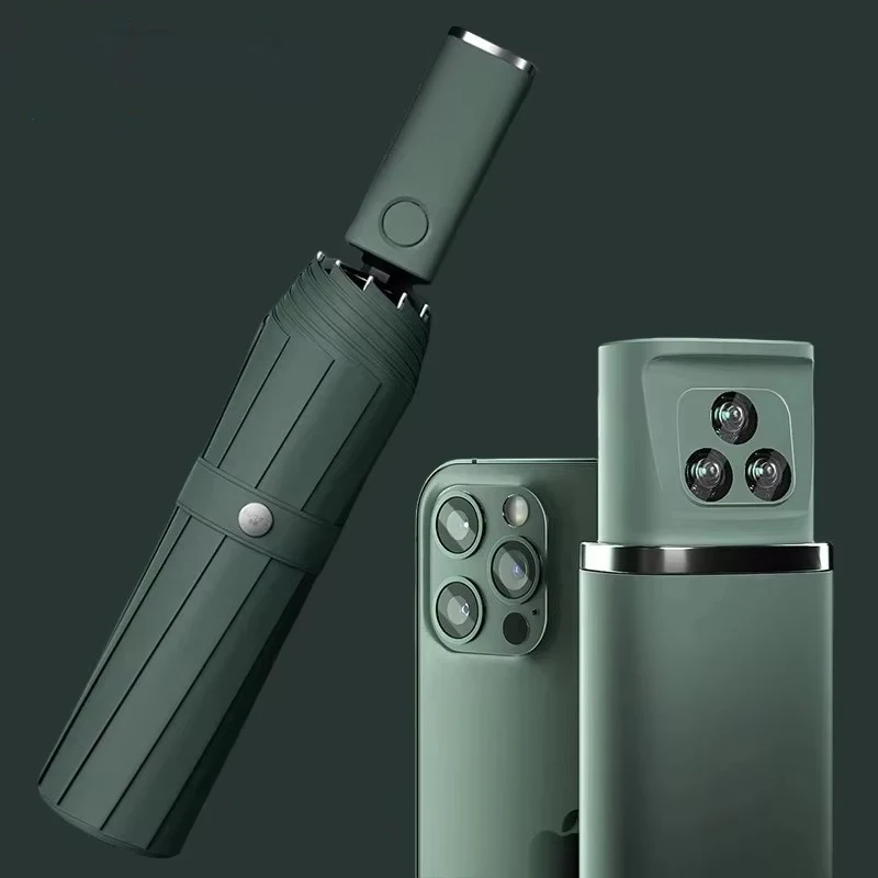 

Новый автоматический складной зонт Xiaomi со светодиодной подсветкой, ветрозащитный, большой, портативный, для мужчин и женщин