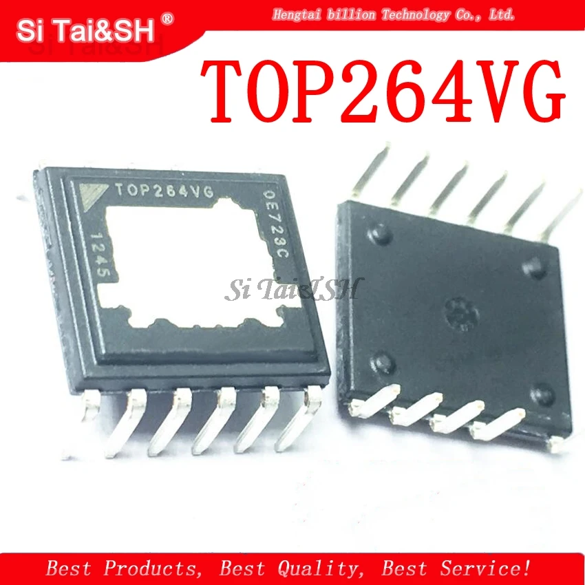 5PCS  TOP264VG TOP264 t  Integrated Off-Line Switcher with EcoSmart Technology for Highly Efficient Supplies DIP11 molewei