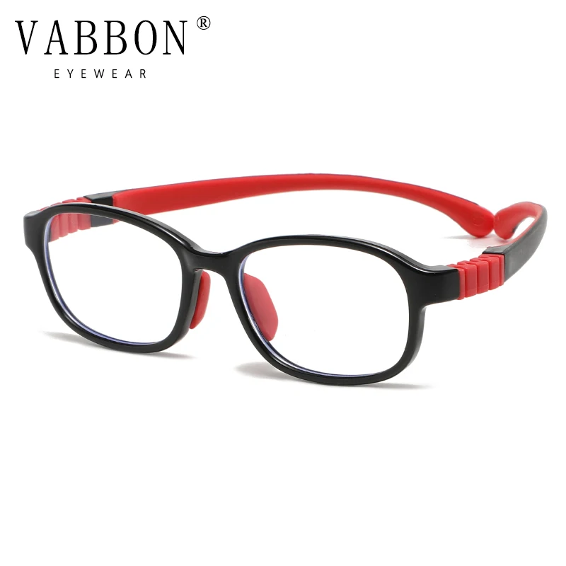 Vabbon الشباب شعبية مكافحة الضوء الأزرق وصفة طبية نظارات مكافحة الإشعاع نظارات الأطفال يمكن مطابقة قصر النظر الاستجماتيزم نظارات نظارات اللونية Trd-30