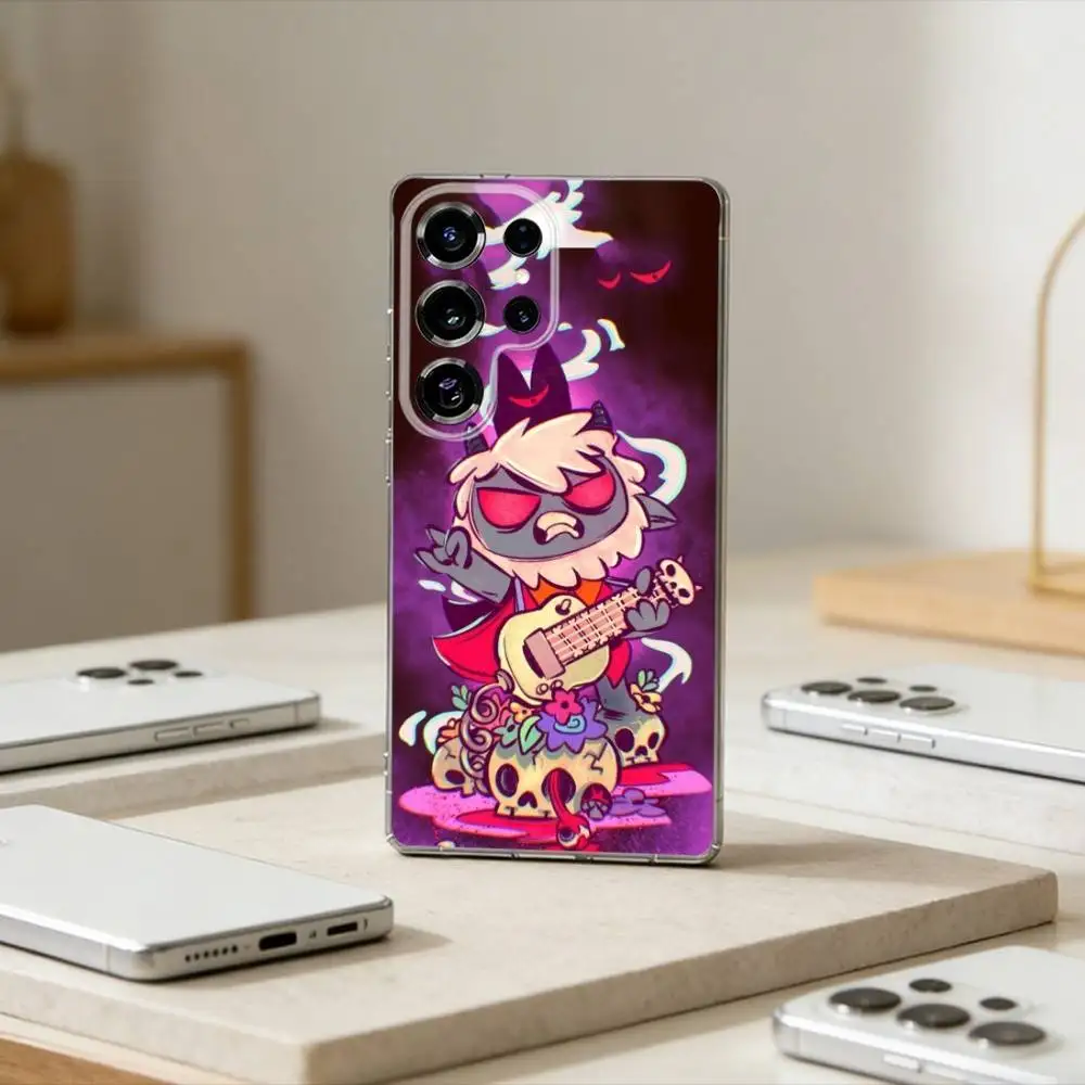 

C-Cult Of The Lamb Game Phone Case For Samsung S25,S24,S21,S22,S23,S30,Ultra,S20,Plus,Fe,Note,10,9,5G Transparent Cover