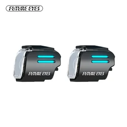 FUTURE EYES UF1 바이퍼 CNC LED 안개 키트, 로우 빔 하이 빔 오토바이 보조 LED 조명, 60W