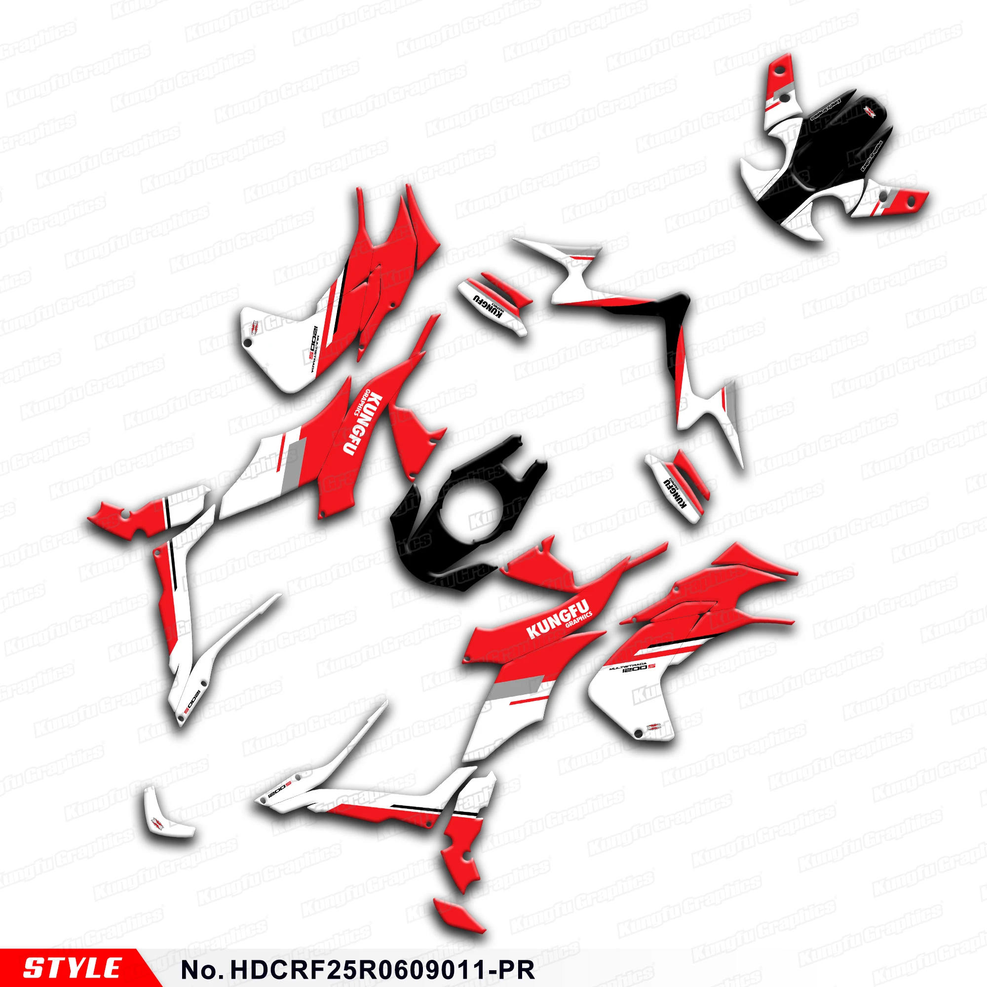 

Графическая наклейка JY RACING Racing в сборе для Ducati Multistrada 1200 2010 2011 2012 2013 2014, ремонт, DCTMTS121015011-PR