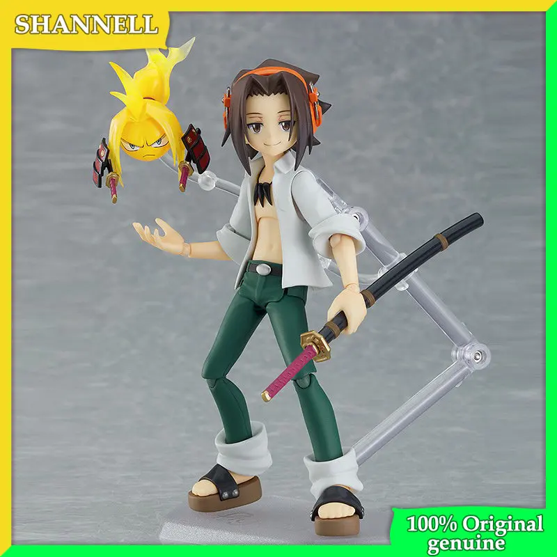 

SHAMAN KING Yoh Asakura figma 100% Original genuine 14cm PVC Action Figure Anime Figure Model Toys Figure Collection Doll Gift