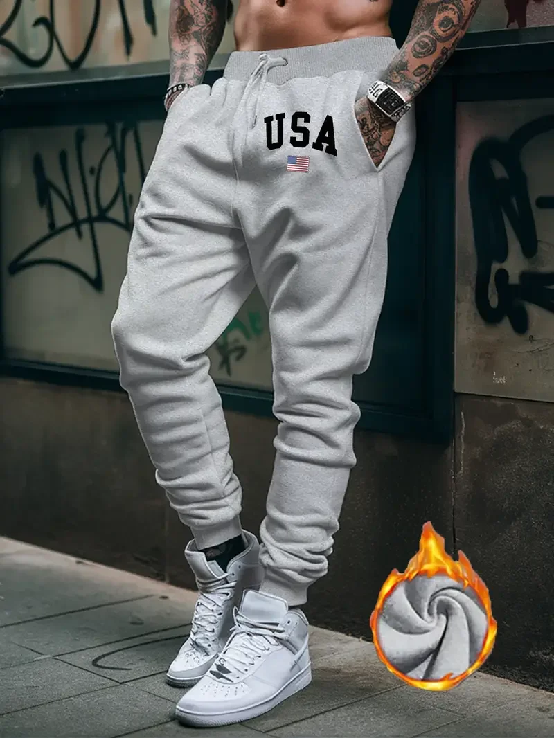 الرجال الموضة لون نقي رياضة ركض نحيل Sweatpants اللياقة البدنية عادية طويلة تجريب رياضية بنطلون S-3XL #3