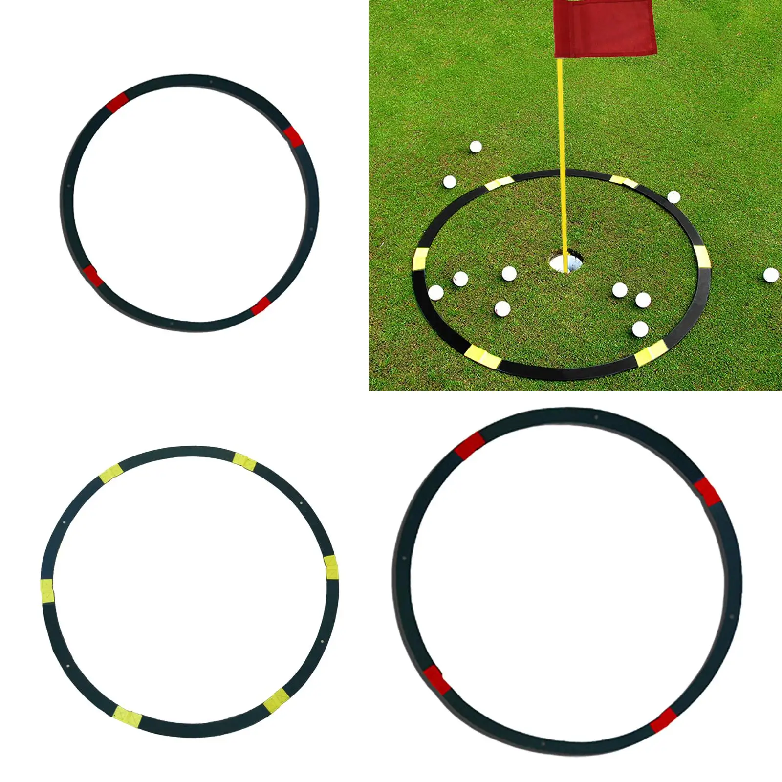 Golf Green Target Circle Pitching Training Aid Practice Tool Swing Equipment