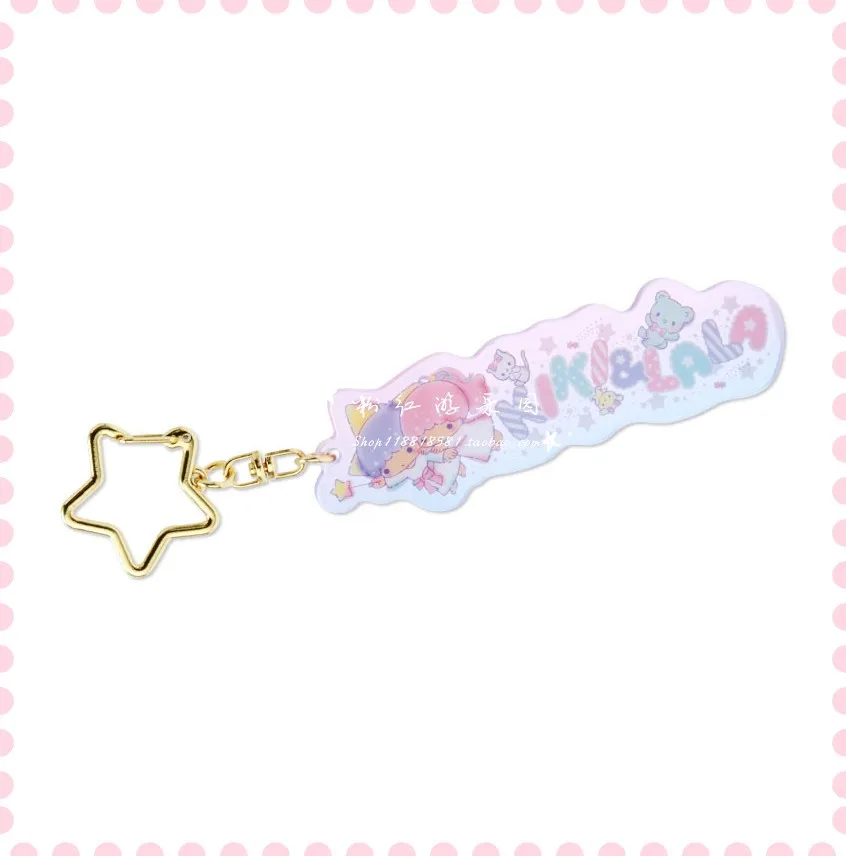 Sanrio Shiny Keychain Pendant Little Twin Stars My Sweet Piano Kitty Cinnamoroll Anime Action Figures Toys for Girlfriend Gift