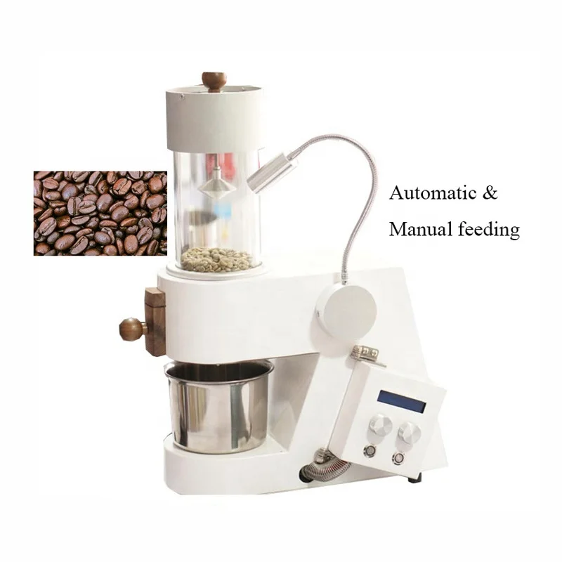 

Hot Selling 100-300g Automatic Feeding Coffee Bean Roaster Machine Roasting Baking Equipment For Sale