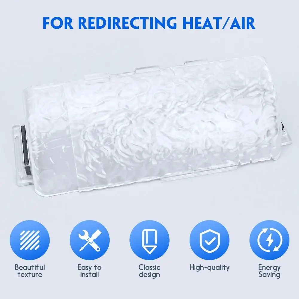 Plastic Magnetic Air Conditioner Vent Deflector Adjustable Anti-Direct Blowing Heater Vent Deflector Direction Control