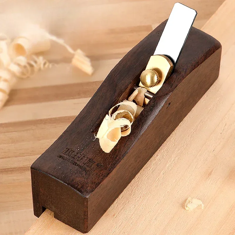Ebony Hand Plane Single & Double Line Groove Plane Woodworking Edge Trimming Concave Convex Slot Plane Carpentry Hand Planer