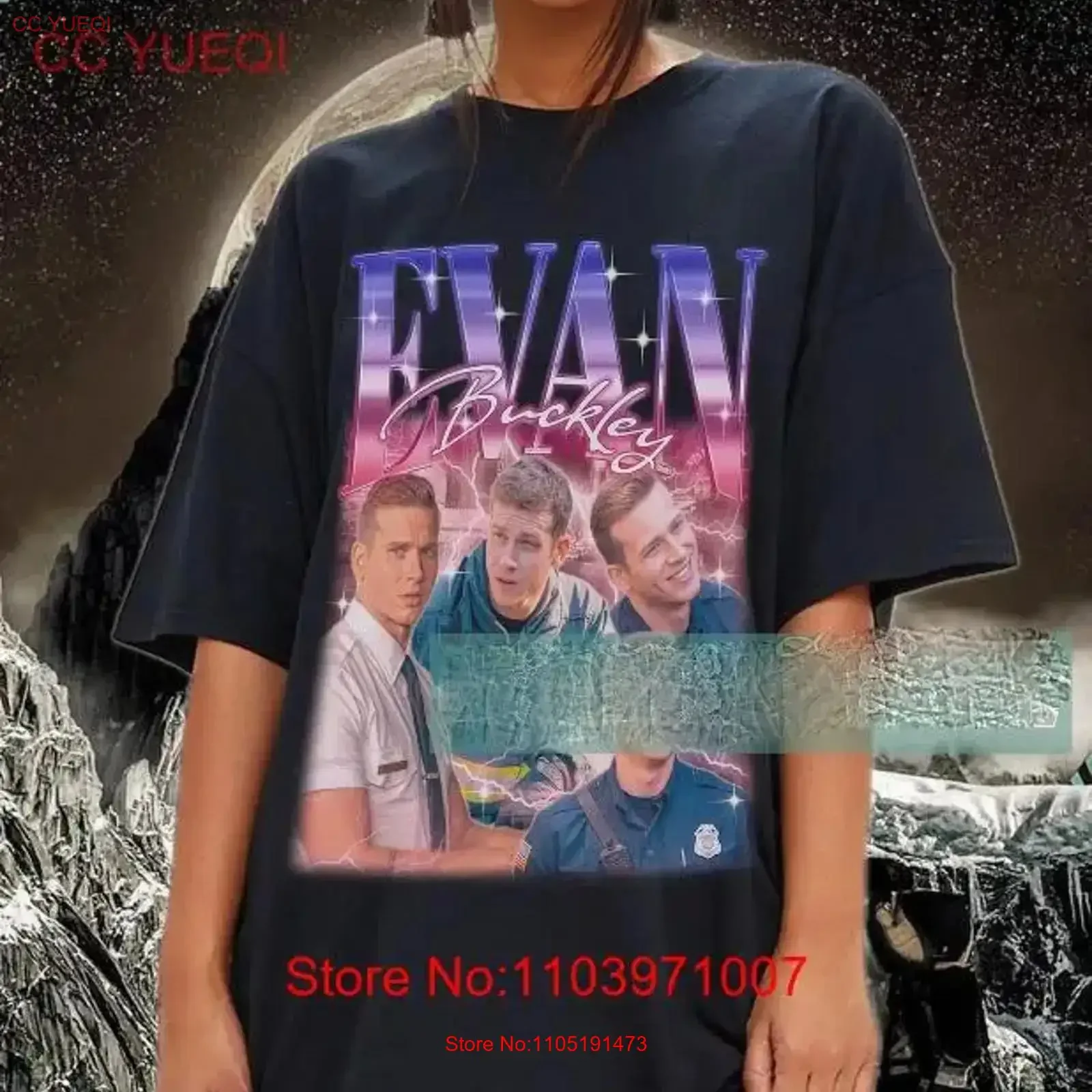 Retro Evan Buckley T Shirt 90'S Vintage For Fan S 5Xl vintage Washed graphic Casual Unisex fashion Slightly Stretched