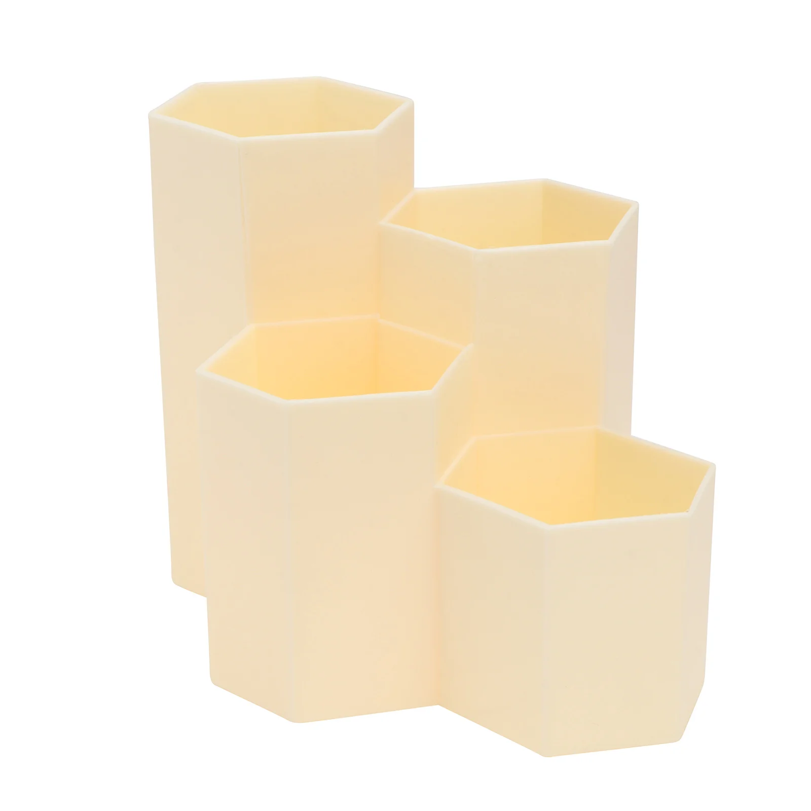 

Hexagonal Pen Desktop Organizer Plastic PP Pencil Pot Storage Storage Container Container For Students Teachers