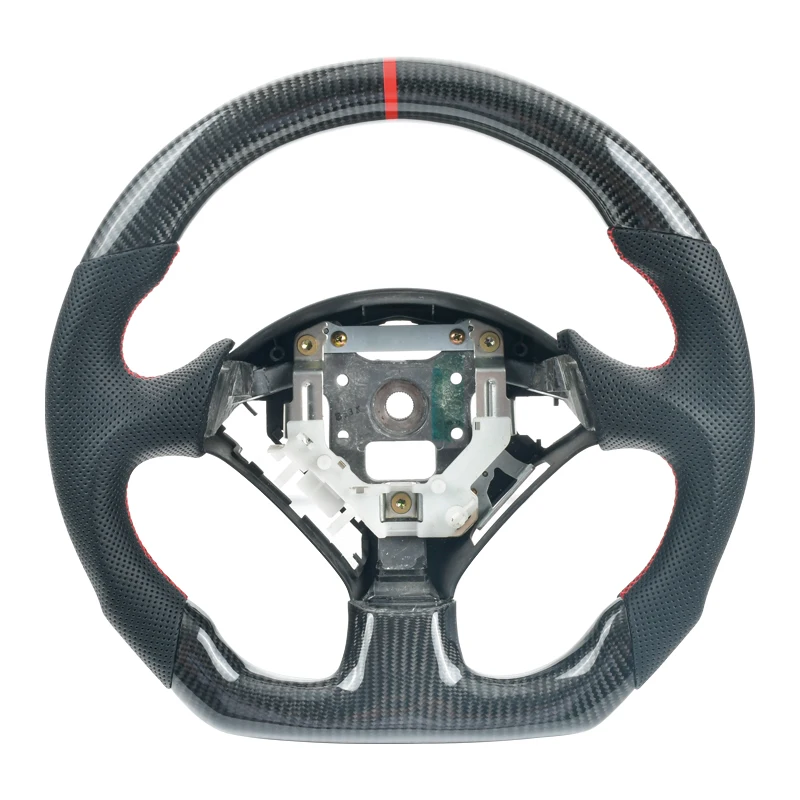 

racing steering wheel custom car interior accessories carbon fiber steering wheel for Hondas S2000 DC5 Civic Type R