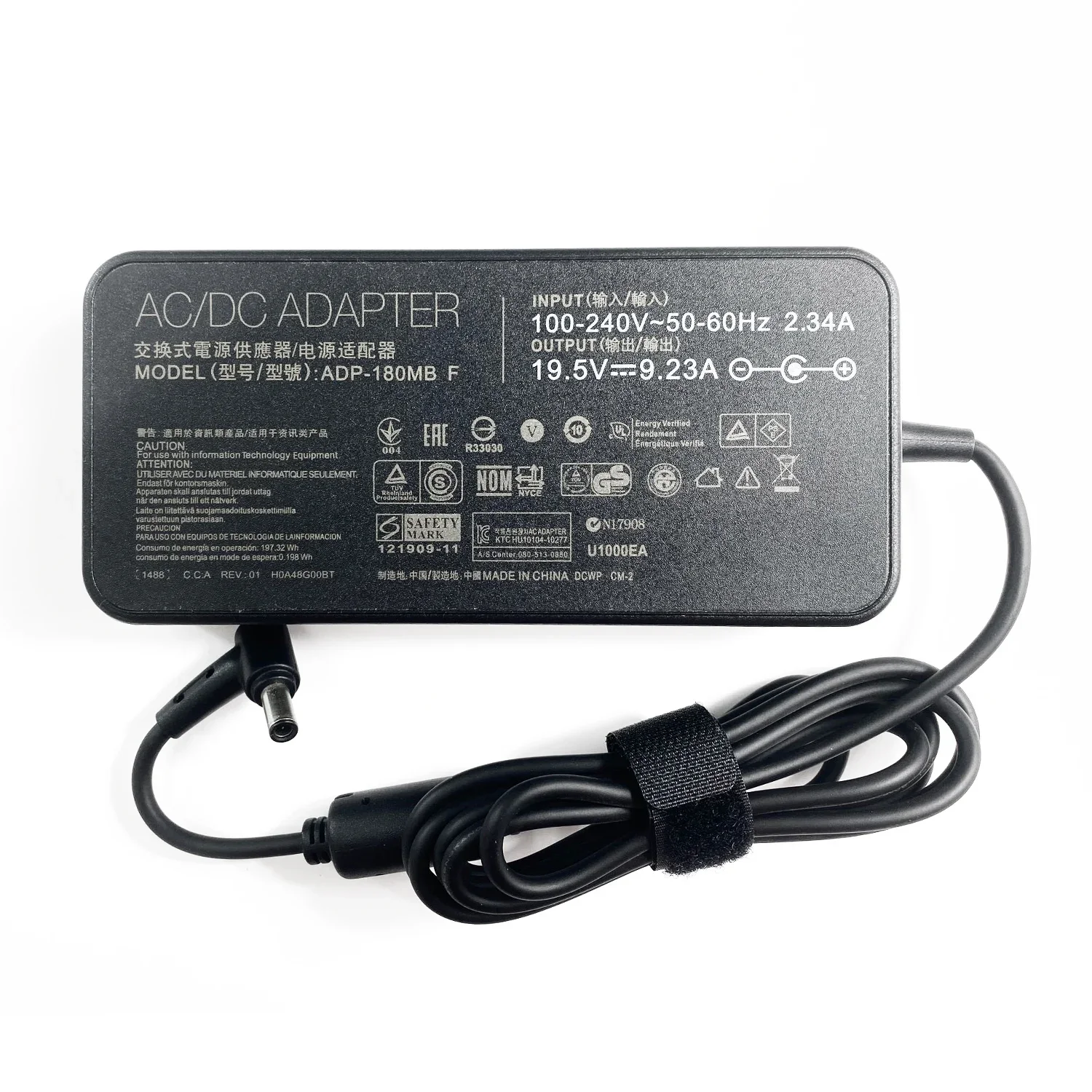 Imagem -04 - Carregador Adaptador ac para Laptop Asus Asus Tuf Fx505ge Fx705du Fx505 Fx705 Fx705gm-bi7n5 G750jw-t4057h Adp180mbf 19.5v 9.23a