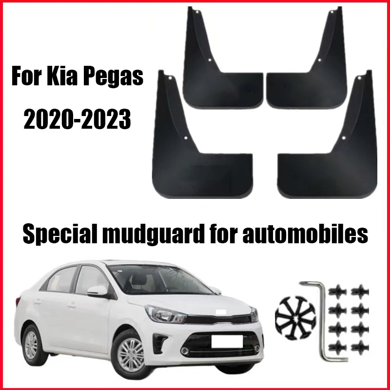 For Kia Pegas 2023 2022 2021 2020 mudguard anti-fouling and anti-sludge modification exterior upgrade protection suitable