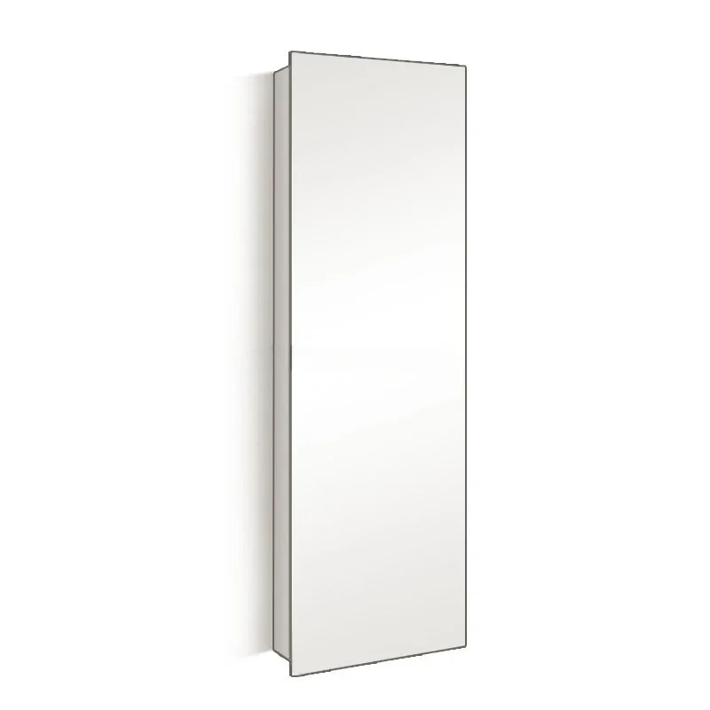 stainless steel 304 tall bathroom cabinet with toothbrush holder 7058