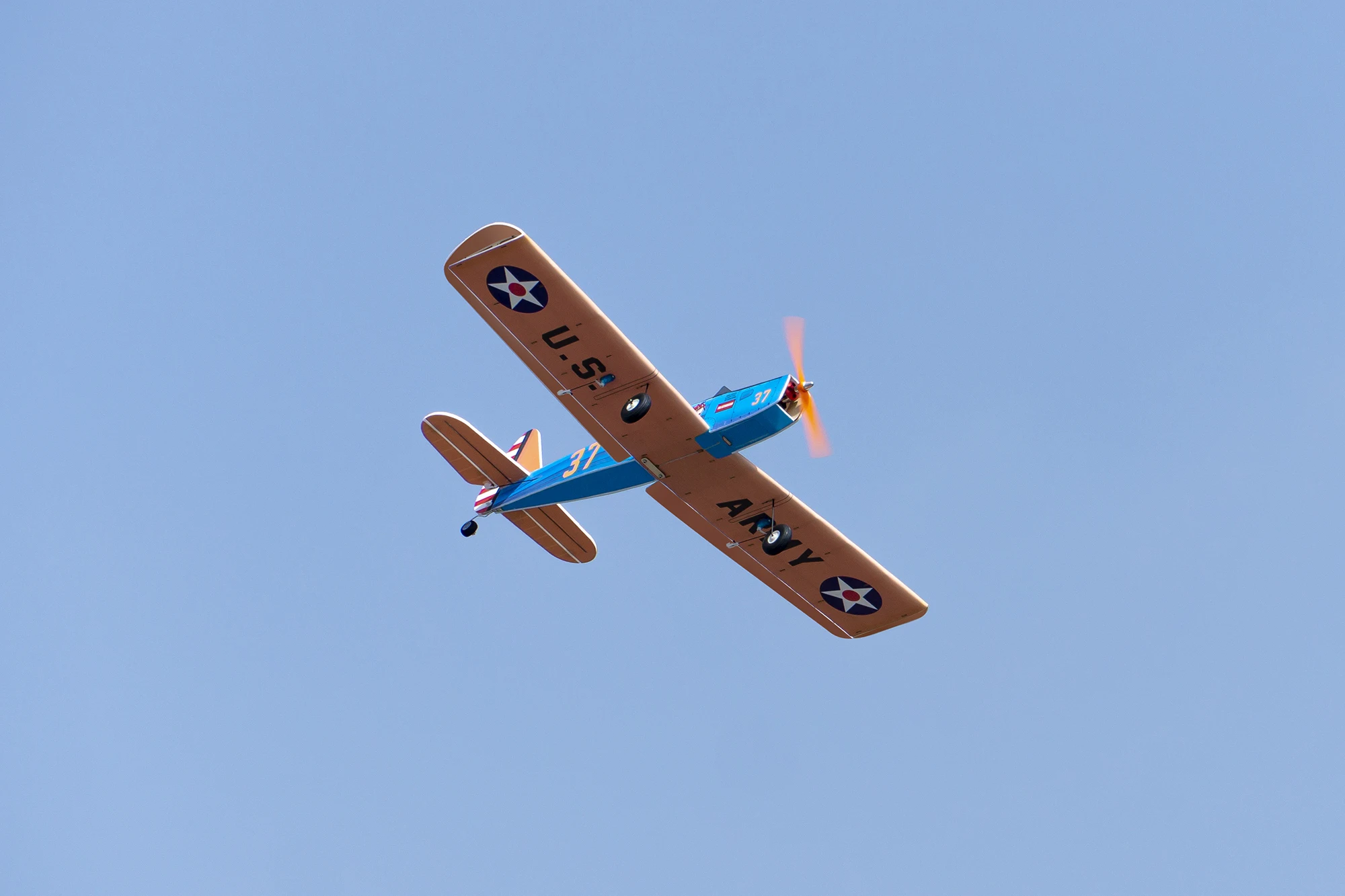 DW هواية 900 مللي متر جناحيها PT-19 RC طقم طائرة PP رغوة طائرة التحكم عن بعد خفيفة الوزن RC الطائرات MM2212 1100KV طائرة هدية E40 #3