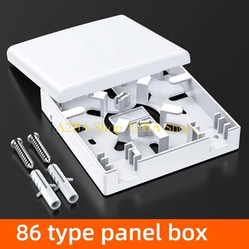 

Коробка для настенного крепления типа A2BA 86 для оптоволоконного подключения, включая вентиляционные отверстия, АБС-пластик,