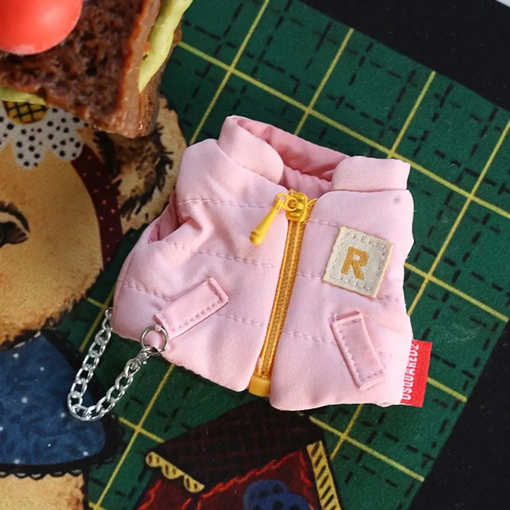 Plush Toys Cartoon Doll Clothes Handmade Doll Accessories Jacket Coat Replacement Cotton Vests Headmaster Dog Clothes