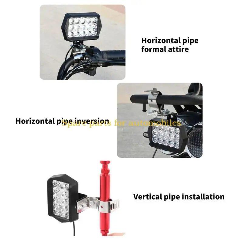 H58F دراجة المقود تمديد دراجة جبل قوس لمسافات طويلة السفر معدات الدرجات النارية يعزز ركوب الراحة والسلامة #4