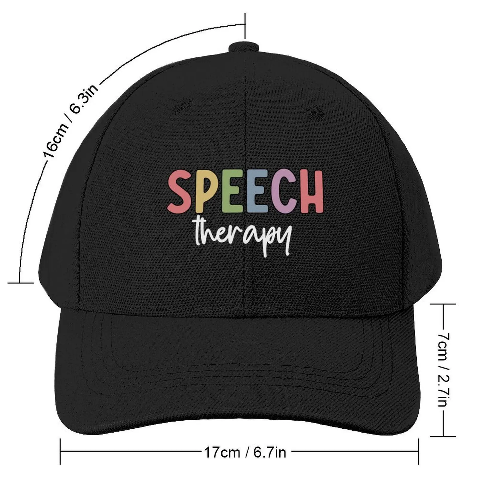 Speech Therapy Speech pathologist SLP Future SLP Future Speech Therapist Baseball Cap hard hat Big Size Hat Mens Tennis Women's