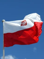 60X90 90X150cm The Poland Emble Flag For Decoration