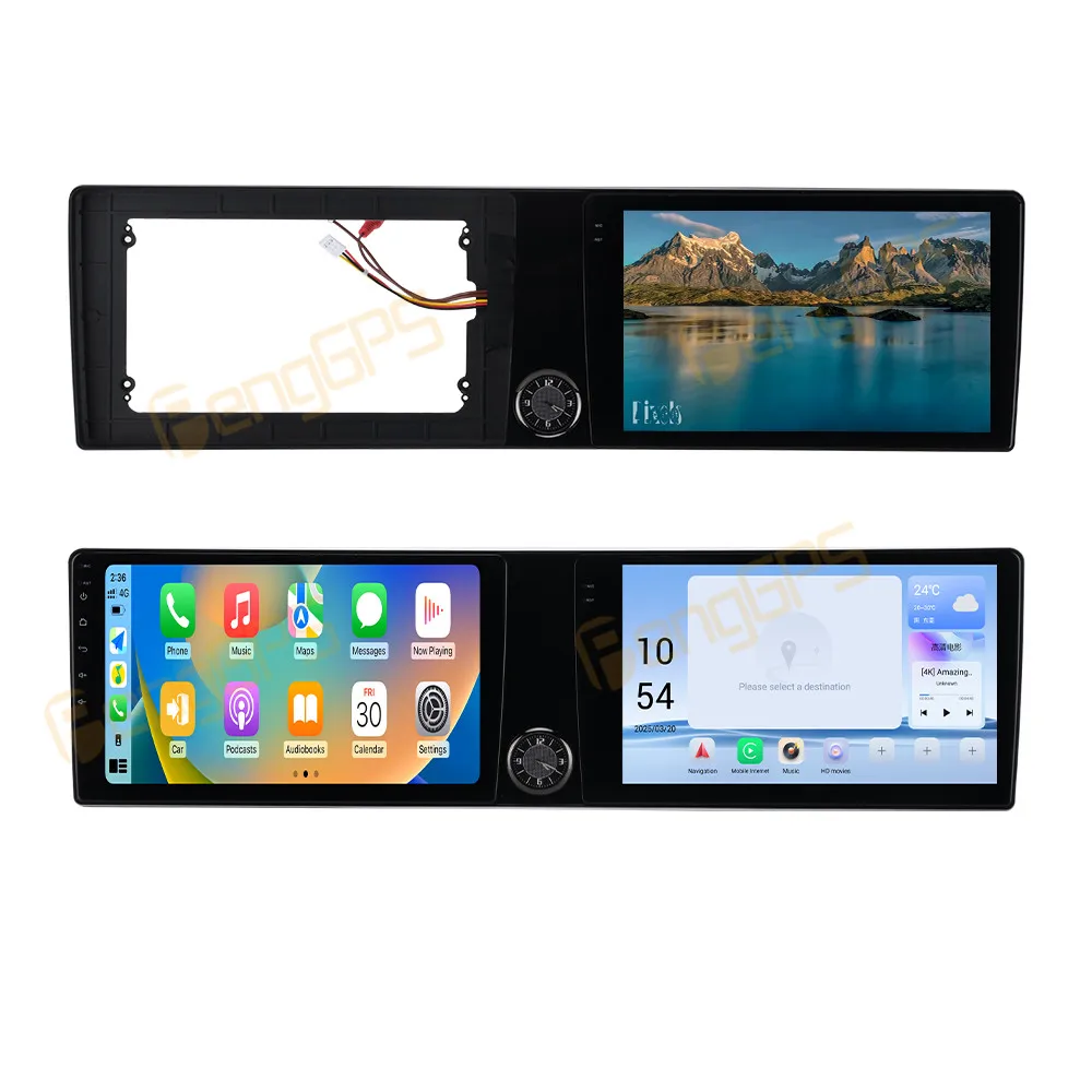 

10.1 Inch Dual Screen Multimedia DVD Player Android 14 Carplay For BMW X5 1998-2006 GPS Navi Car Radio Stereo Touch Screen Host