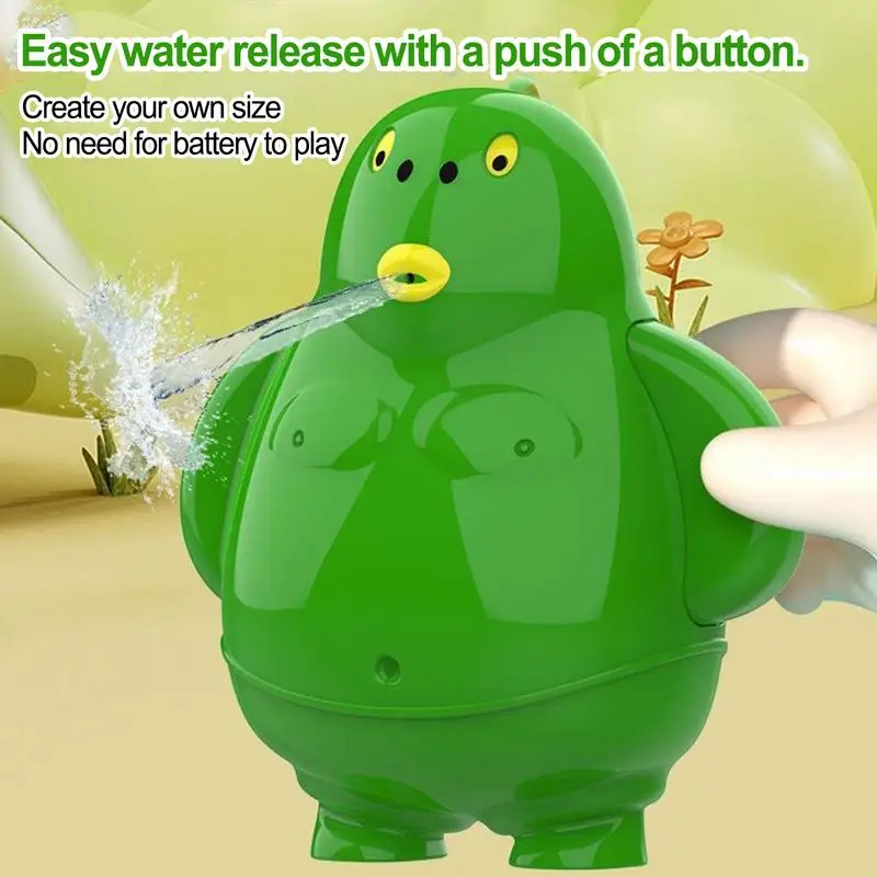 Press Water Squirter Toy Hand Press Water Squirter Interactive Cartoon Character adulti bambini Hot Weather Entertainment Water