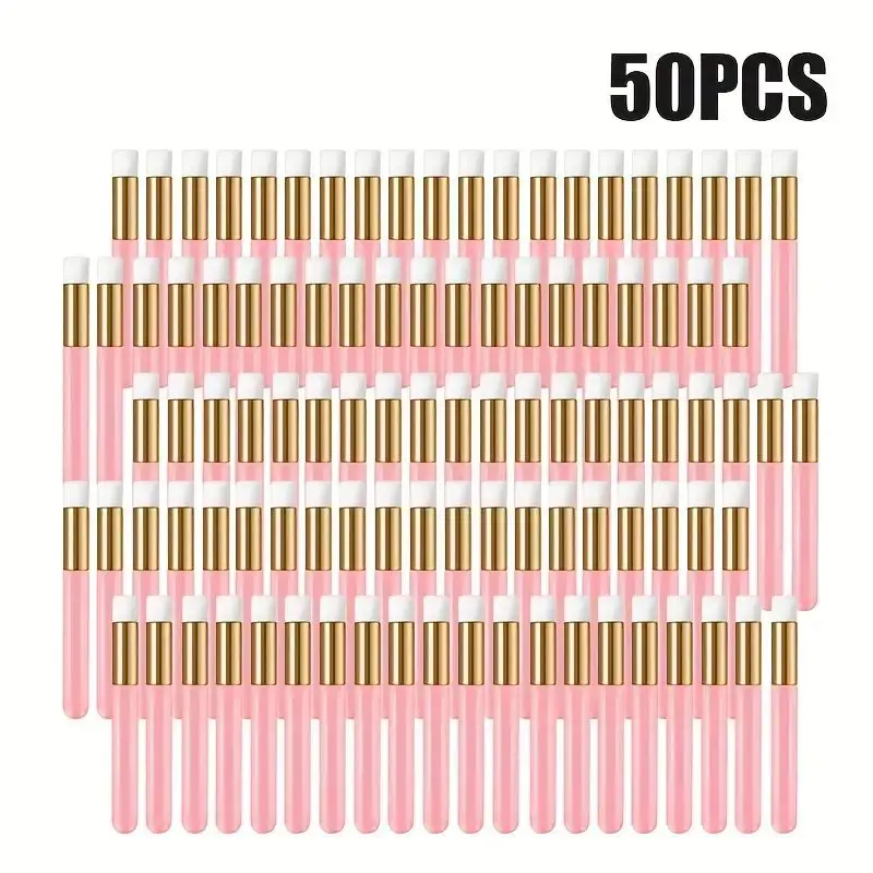 10/20/50/100pcs Deluxe Lash Cleaning Brush Set - Gentle Eyelash Shampoo Brush for Extensions, Peel Off Blackhead Remover, Makeup