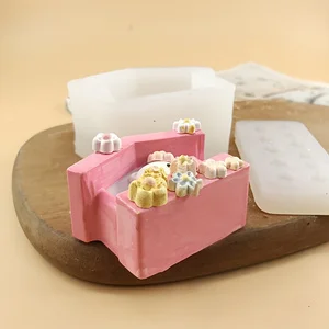 Best Sellers House Silicone Candle Mold Christmas Crafts Crystal Resin Plaster Soap DIY Chocolate Making Tools xt333-LJX