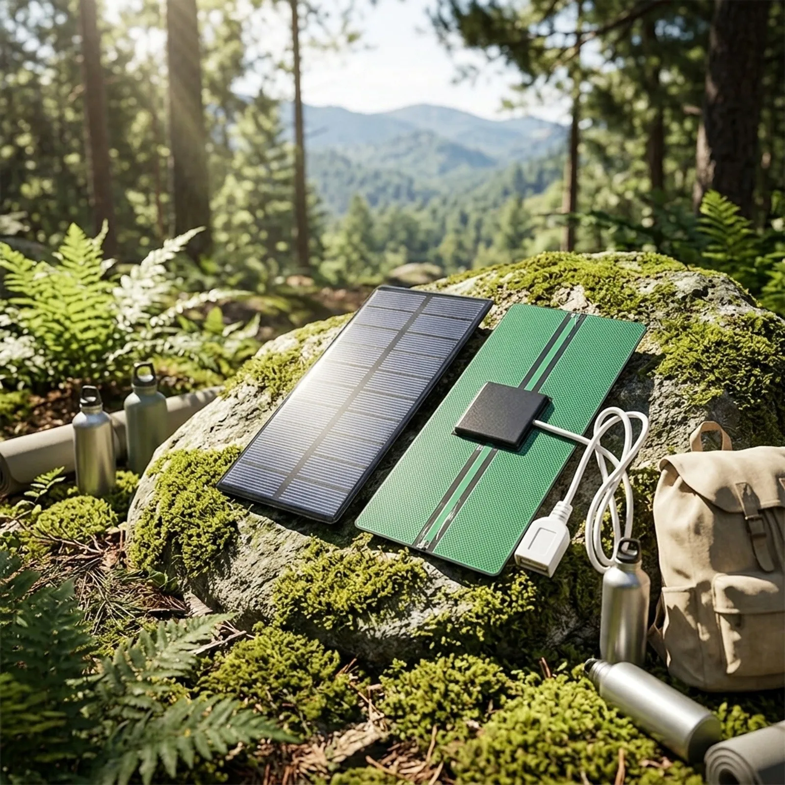 5V Charger Mobile Phone Charging Capacity For Mobile Phones Perfect For Camping Polysilicon Whip Portable for Solar for Power