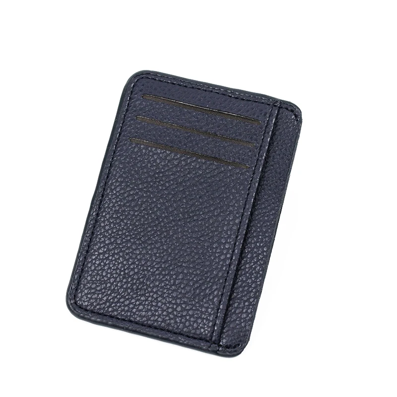 

Slim Wallet Purse PU Leather Card Bag ID Bank Purse Wallet Credit Organizer Portable Mini Bank Cards Holder Gift Wallet