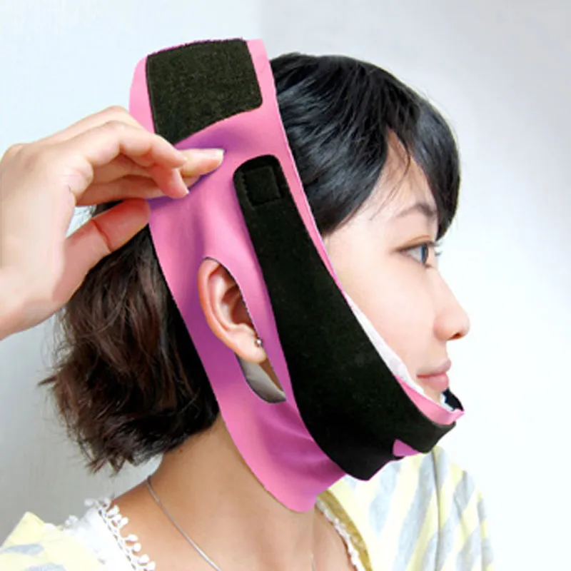 النساء الذقن الخد سليم رفع المضادة للتجاعيد قناع الفرقة رقيقة جدا رفع حزام التخسيس الخامس الوجه خط حزام أدوات تجميل الوجه #2