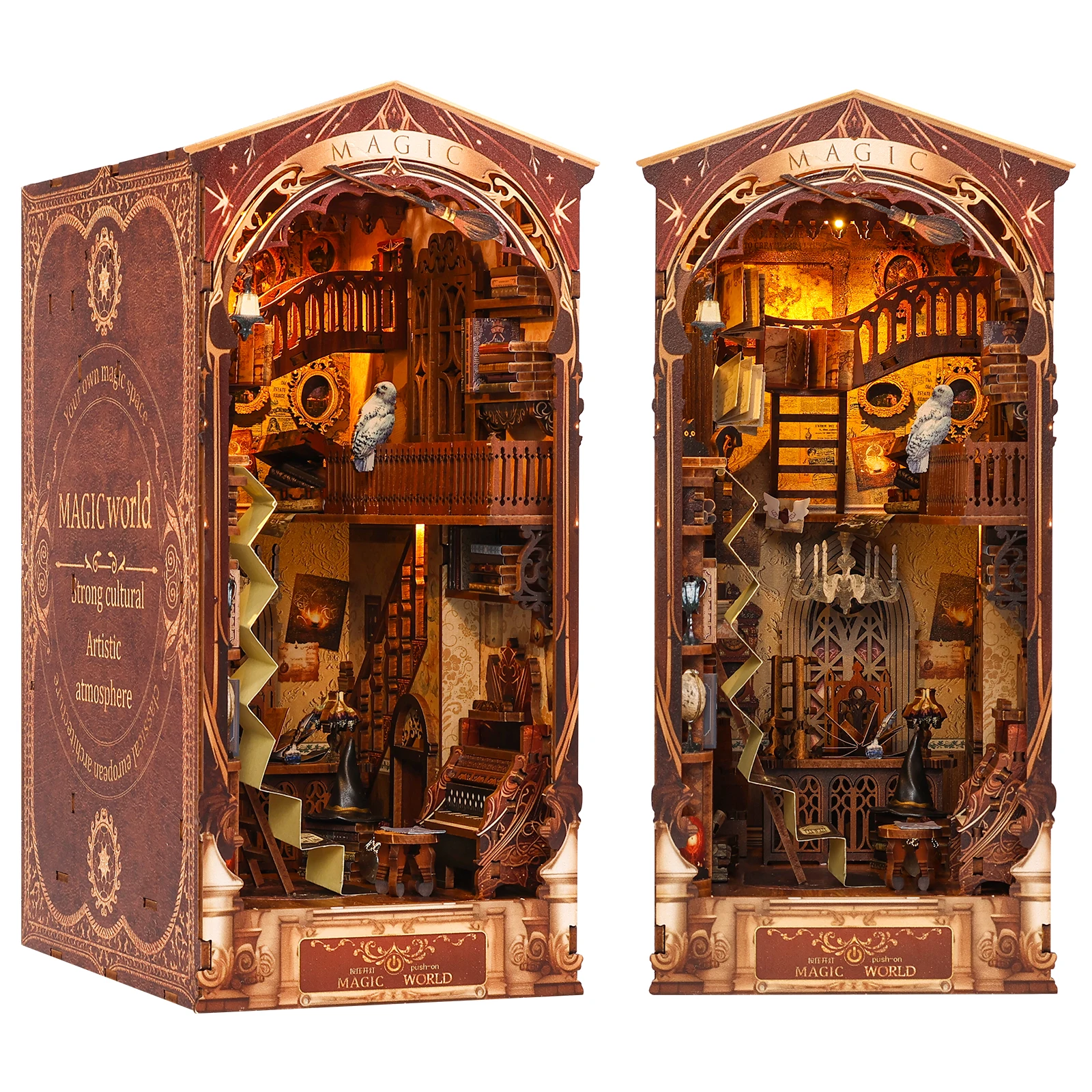 By Anavrin Fsolis Book Nook, DIY Mini Maison De Poupée, Avec Meubles En Bois Et Lumières LED,3D Puzzle Booknook En Bois, Kit De Décoration De Bibliothèque, Les Meilleurs Cadeaux Pour Les Adolescents By Anavrin Fsolis Book Nook, DIY Mini Maison De Poupée, Avec Meubles En Bois Et Lumières LED,3D Puzzle Booknook En Bois, Kit De Décoration De Bibliothèque, Les Meilleurs Cadeaux Pour Les Adolescents