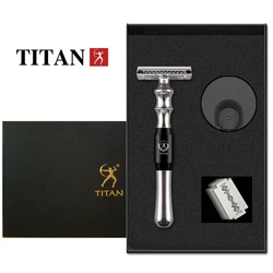 Titan 5 Shaving Machine Safety Razor Holder Face Shaver Cassettes Shave Beard  With Replaceable Blades For Men