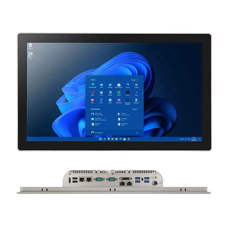 8'' To 21.5'' Linux Win Computer Ipc Core I7-1255U DDR5 Capacitive Touch Ip65 Waterproof Embedded Fanless Industrial Panel Pc