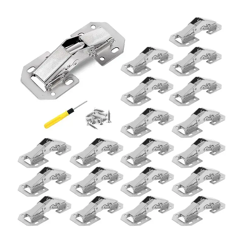 Y42A- Kitchen Cabinet Hinges Concealed Cabinet Hinges 4Inch Easy To Install No Slotted Hinges,90 Degree Hinge