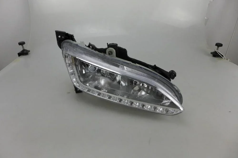 Osmrk led drl daytime running light with dimmer for Hyundai Santa fe IX45 2013-2015 with wireless control